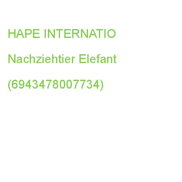 HAPE_2 Hape Nachziehtier Elefant grau (6943478007734)