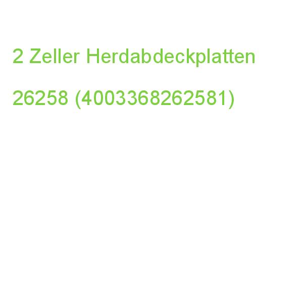Zeller Herdabdeckplatten Grau, 2 St. 26258 (4003368262581)
