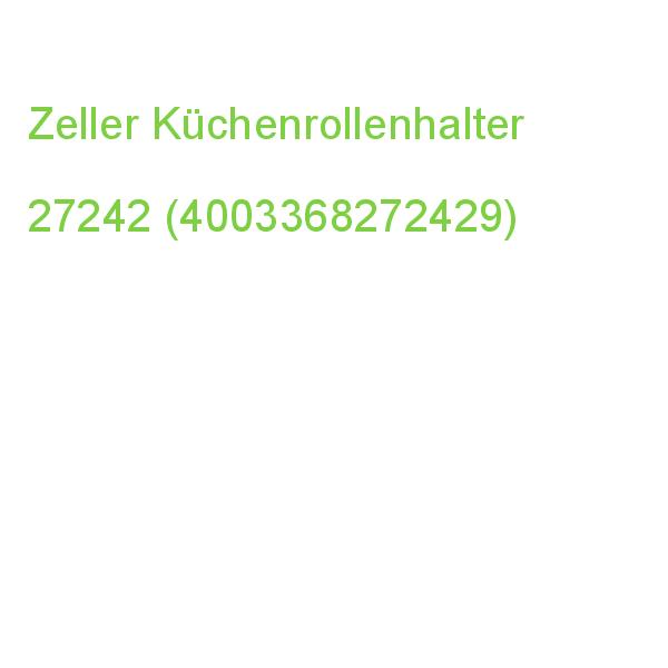 Zeller Küchenrollenhalter 27242 Silber Edelstahl (4003368272429)