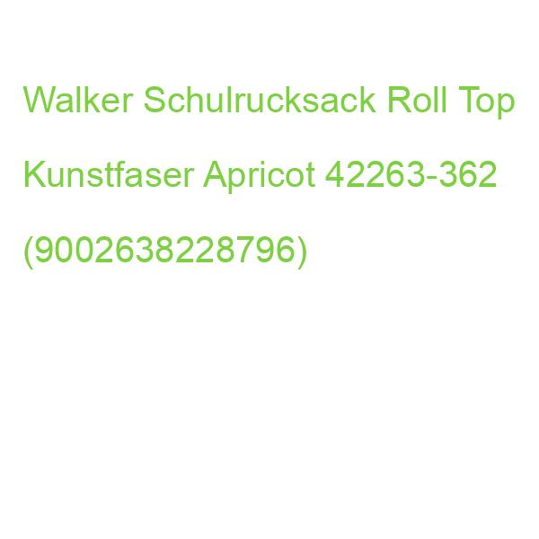 Walker Schulrucksack Roll Top Kunstfaser Apricot 42263-362 (9002638228796)