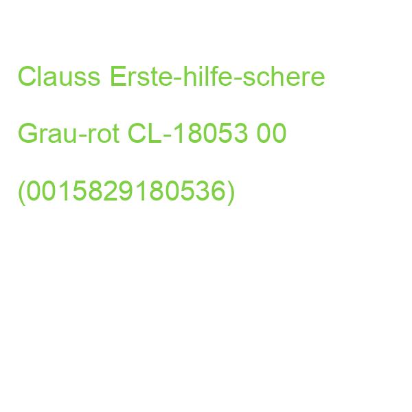 Clauss Erste-hilfe-schere Grau-rot CL-18053 00 (0015829180536)