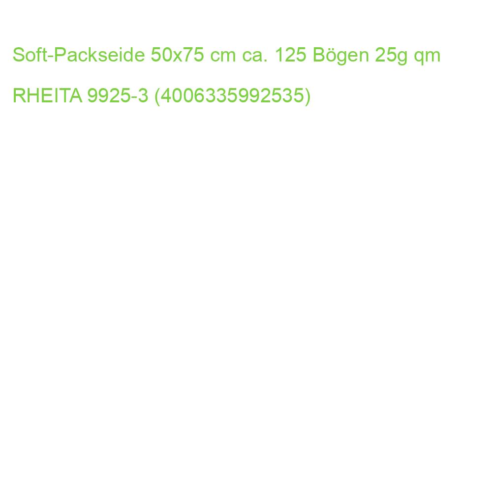 Soft-Packseide 50x75 cm ca. 125 Bögen 25g qm RHEITA 9925-3 (4006335992535)