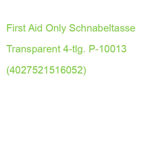 First Aid Only Schnabeltasse Transparent 4-tlg. P-10013 (4027521516052)
