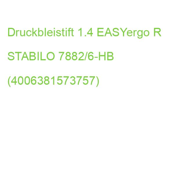 Ergonomischer Druck-Bleistift für Rechtshänder EASYergo 1.4 in ultramarinblau neonorange Einzelstift inklusive 3 dünner 