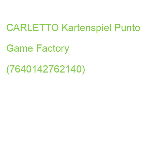 CARLETTO GAME FACTORY Kartenspiel Punto (7640142762140)