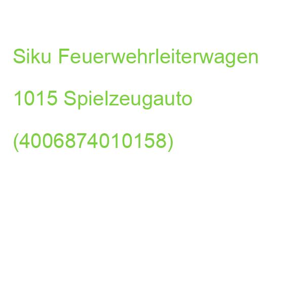 Siku Feuerwehrleiterwagen 1015 Spielzeugauto (4006874010158)