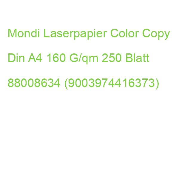 Mondi Laserpapier Color Copy Din A4 160 G/qm 250 Blatt 88008634 (9003974416373)