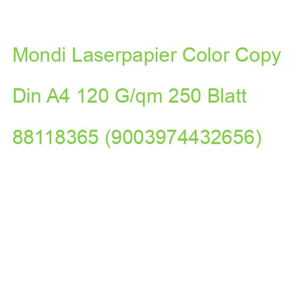 Mondi Laserpapier Color Copy Din A4 120 G/qm 250 Blatt 88118365 (9003974432656)