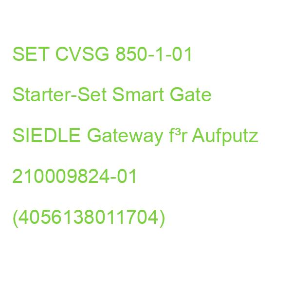SET CVSG 850-1-01 Starter-Set Smart Gate SIEDLE Gateway f³r Aufputz 210009824-01 (4056138011704)