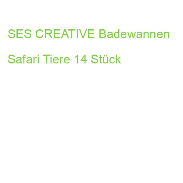 SES CREATIVE Badewannen Safari Tiere 14 Stück
