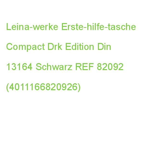 Leina-werke Erste-hilfe-tasche Compact Drk Edition Din 13164 Schwarz REF 82092 (4011166820926)
