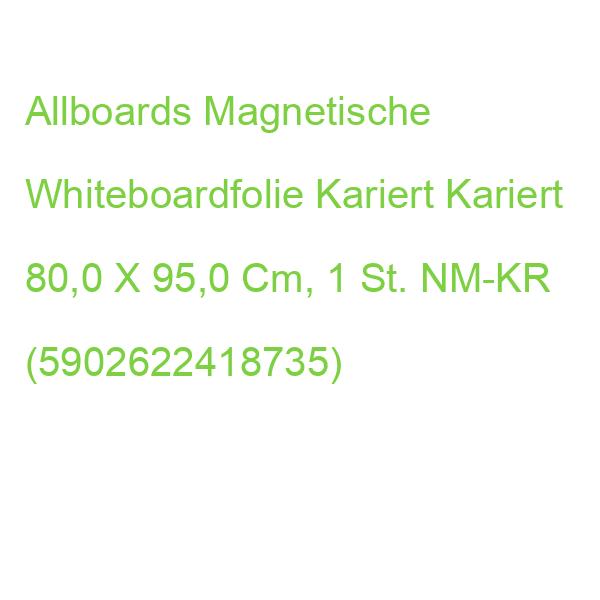 Allboards Magnetische Whiteboardfolie Kariert Kariert 80,0 X 95,0 Cm, 1 St. NM-KR (5902622418735)