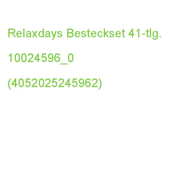 Relaxdays Besteckset 41-tlg., 41 St. 10024596_0 (4052025245962)