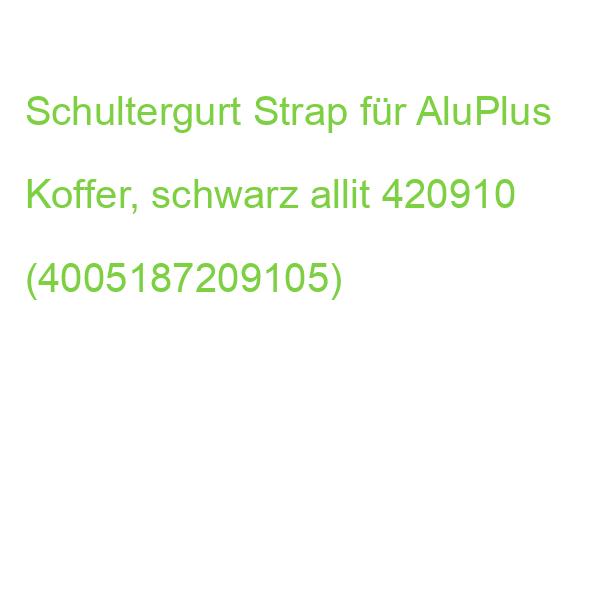 Schultergurt Strap für AluPlus Koffer, schwarz allit 420910 (4005187209105)