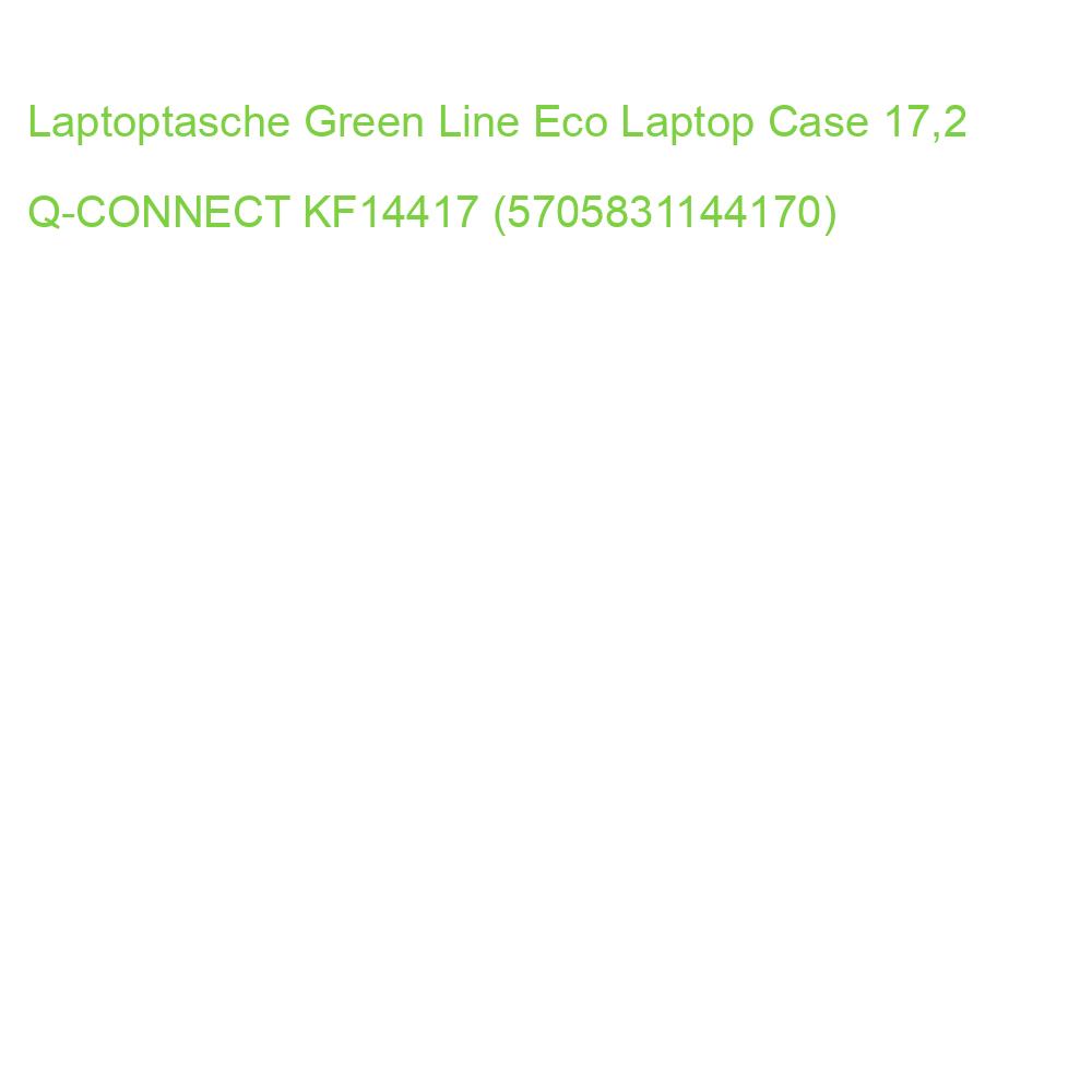 Laptoptasche Green Line Eco Laptop Case 17,2 Q-CONNECT KF14417 (5705831144170)