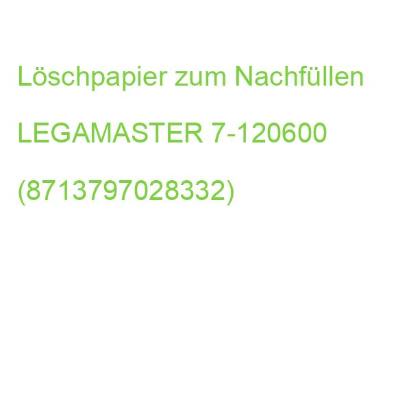 Löschpapier für TZ4 Whiteboardlöscher 100 Stück LEGAMASTER 7-120600 (8713797028332)