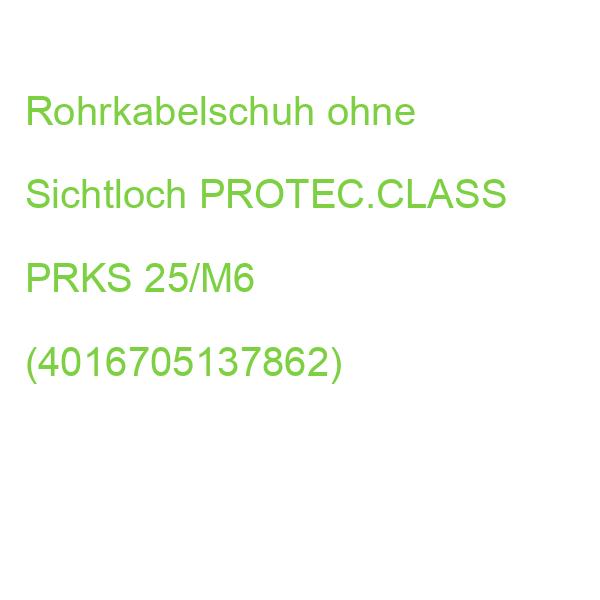 Rohrkabelschuh ohne Sichtloch PROTEC.CLASS PRKS 25/M6 (4016705137862)