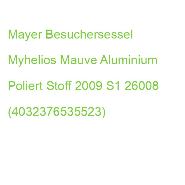 Mayer Besuchersessel Myhelios Mauve Aluminium Poliert Stoff 2009 S1 26008 (4032376535523)