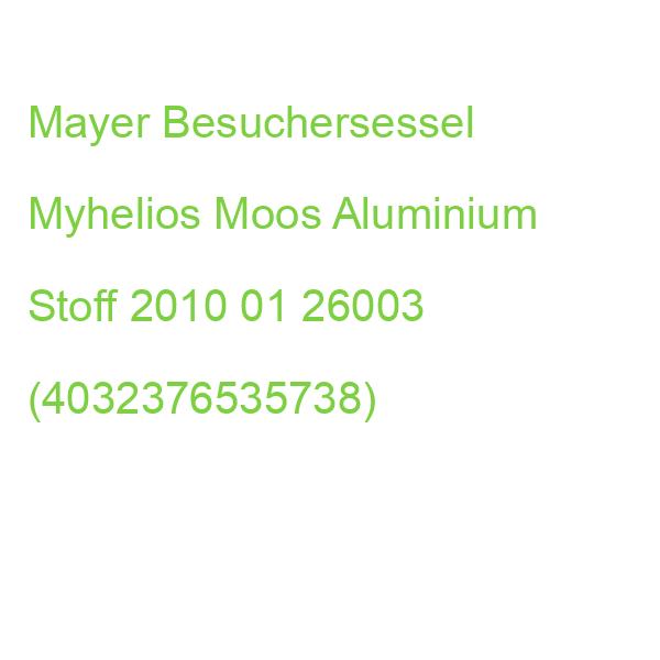 Mayer Besuchersessel Myhelios Moos Aluminium Stoff, 1 St. 2010 01 26003 (4032376535738)