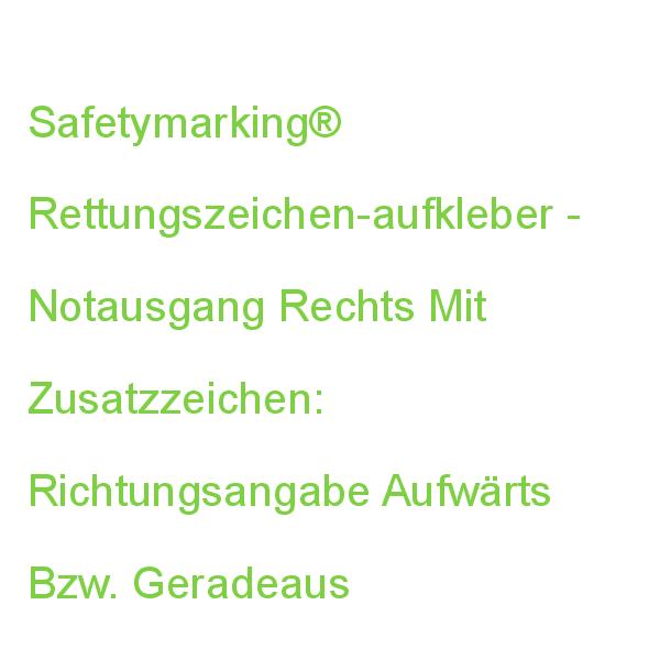 Safetymarking Rettungszeichen-aufkleber 