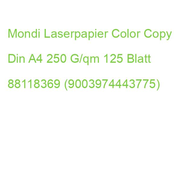 Mondi Laserpapier Color Copy Din A4 250 G/qm 125 Blatt 88118369 (9003974443775)