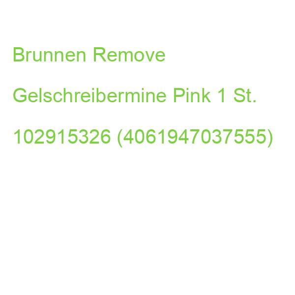 Brunnen Remove Gelschreibermine Pink 1 St. 102915326 (4061947037555)