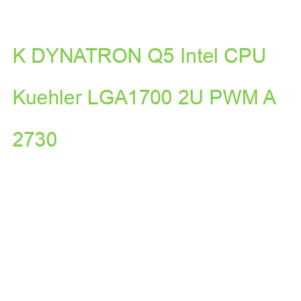 K DYNATRON Q5 Intel CPU Kuehler LGA1700 2U PWM A 2730