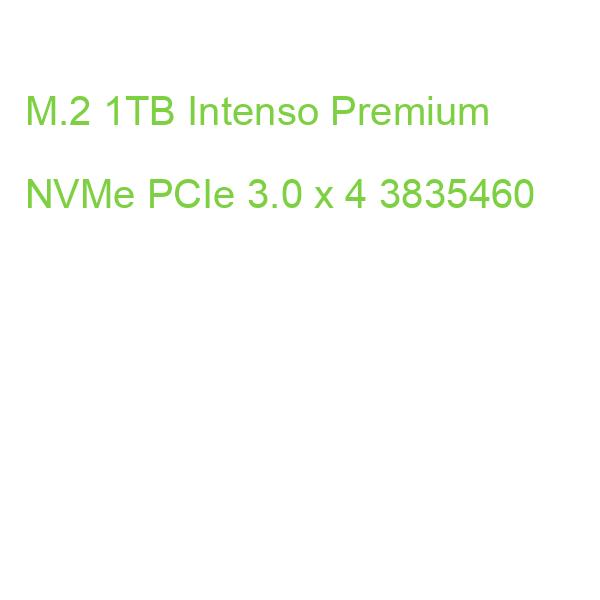 M.2 1TB Intenso Premium NVMe PCIe 3.0 x 4 3835460
