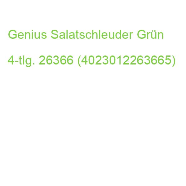 Genius Salatschleuder Grün 4-tlg. 26366 (4023012263665)