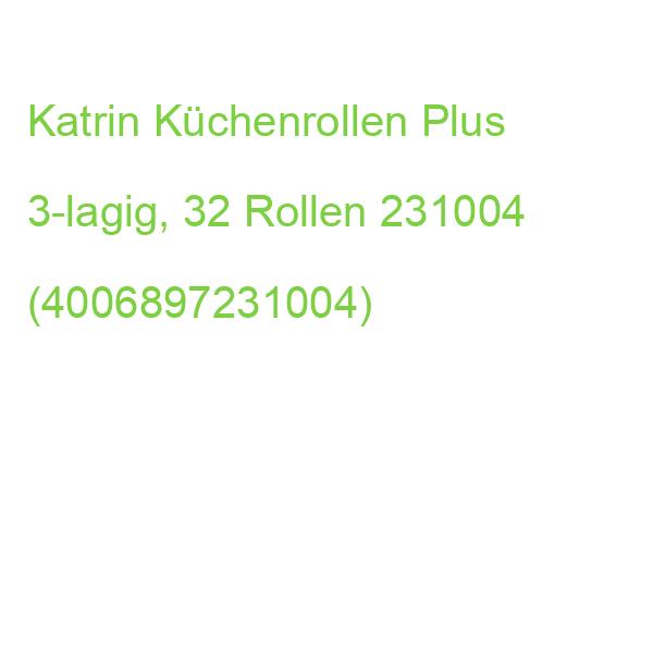 Katrin Küchenrollen Plus 3-lagig, 32 Rollen 231004 (4006897231004)