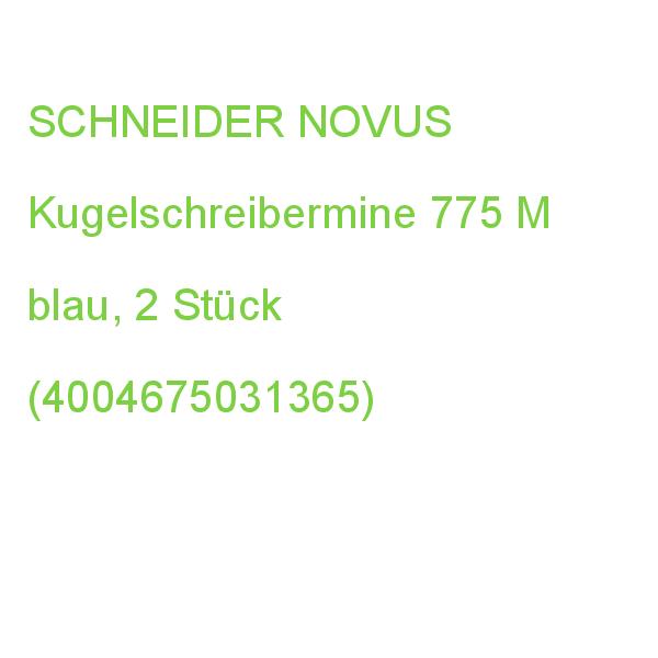 Schneider Kugelschreiberminen 775 M blau 2 Stück
