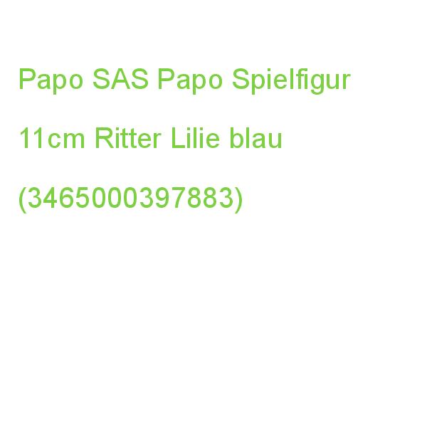 PAPO_SAS Spielfigur Ritter Lilie blau 11cm (3465000397883)