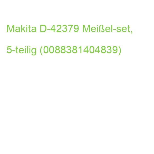 Makita Meißel-set D-42379, 5-teilig (0088381404839)