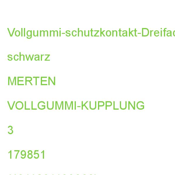 VOLLGUMMI-KUPPLUNG MERTEN 3 FACH 179851 (4011281133000)