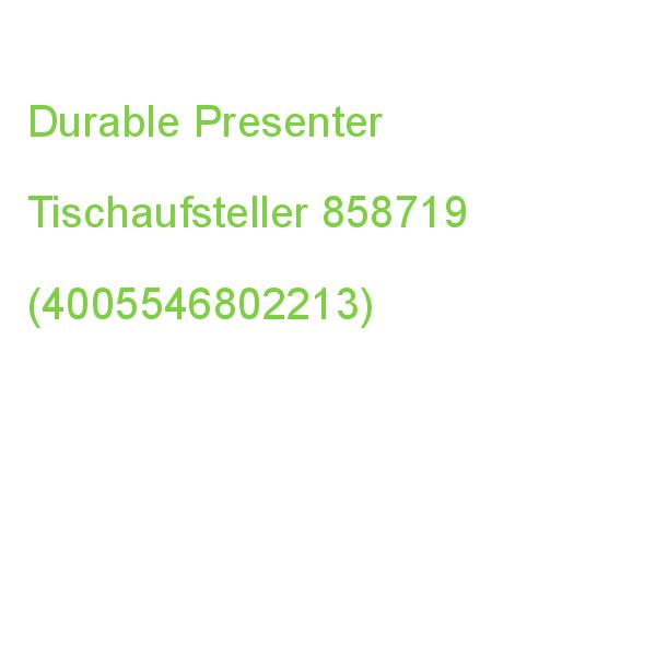 Durable Presenter Tischaufsteller 1/3 Din A4 858719 (4005546802213)