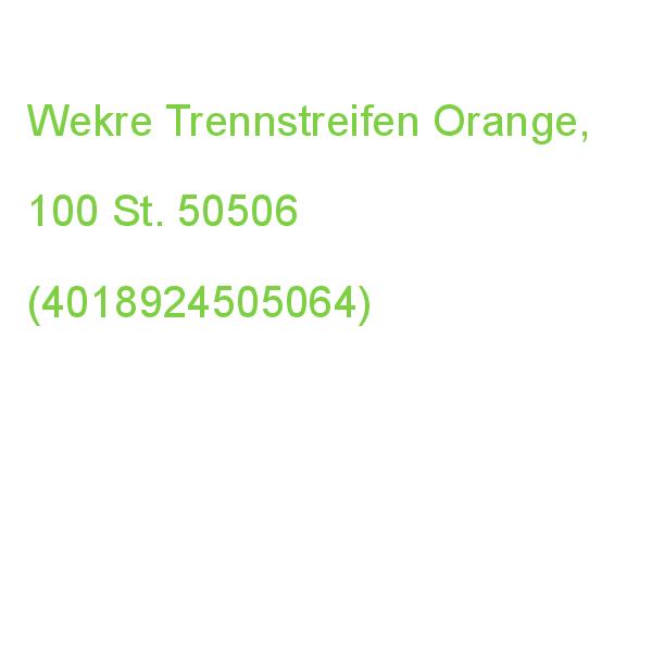 Wekre Trennstreifen Orange, 190 G/qm Karton, 100 St. 50506 (4018924505064)