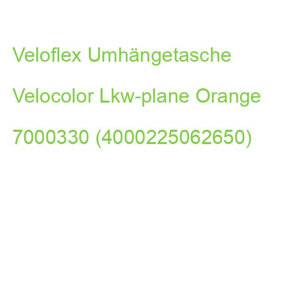 Veloflex Umhängetasche Velocolor Lkw-plane Orange 7000330 (4000225062650)
