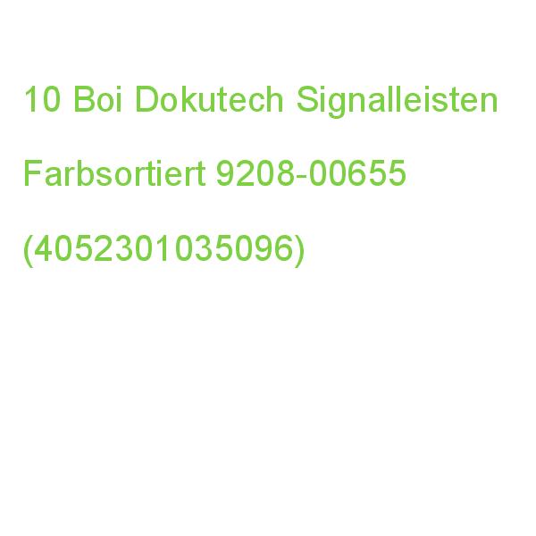10 Boi Signalleisten Farbsortiert 9208-00655 (4052301035096)
