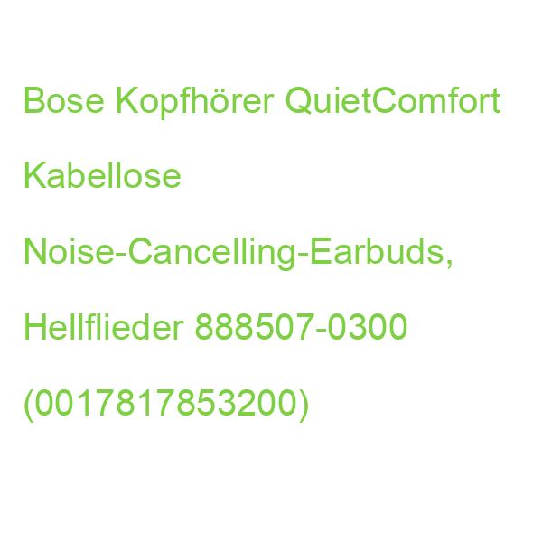 Bose Kopfhörer QuietComfort Kabellose Noise-Cancelling-Earbuds, Hellflieder 888507-0300 (0017817853200)