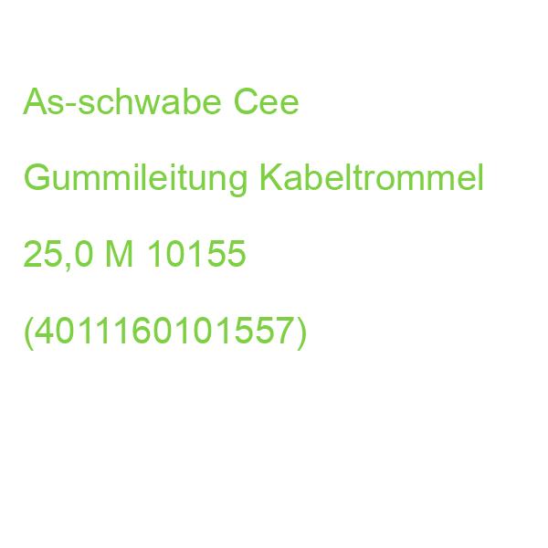 As-schwabe Cee Gummileitung Kabeltrommel 25,0 M 10155 (4011160101557)