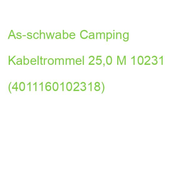 As-schwabe Camping Kabeltrommel 25,0 M 10231 (4011160102318)
