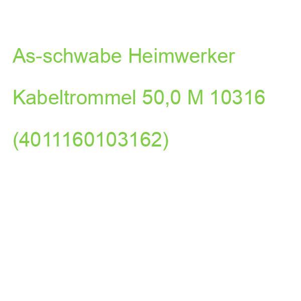 As-schwabe Heimwerker Kabeltrommel 50,0 M 10316 (4011160103162)