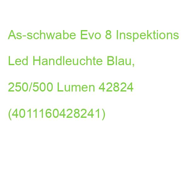 As-schwabe Evo 8 Inspektions Led Handleuchte Blau, 250/500 Lumen 42824 (4011160428241)