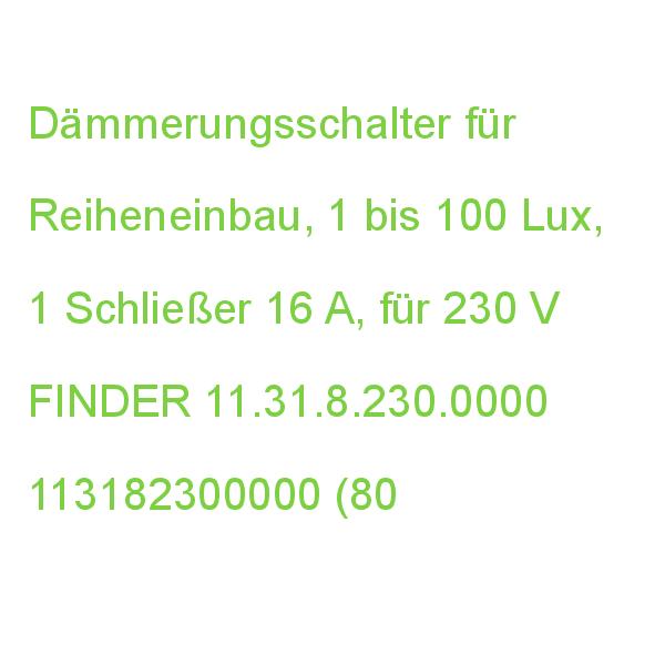 11.31.8.230.0000 Dämmerungsschalter FINDER 113182300000 (8012823347837)