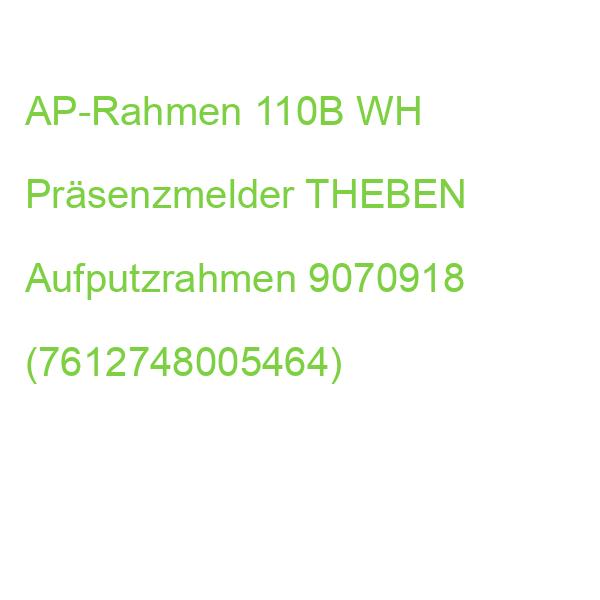 AP-Rahmen 110B WH Präsenzmelder THEBEN Aufputzrahmen 9070918 (7612748005464)