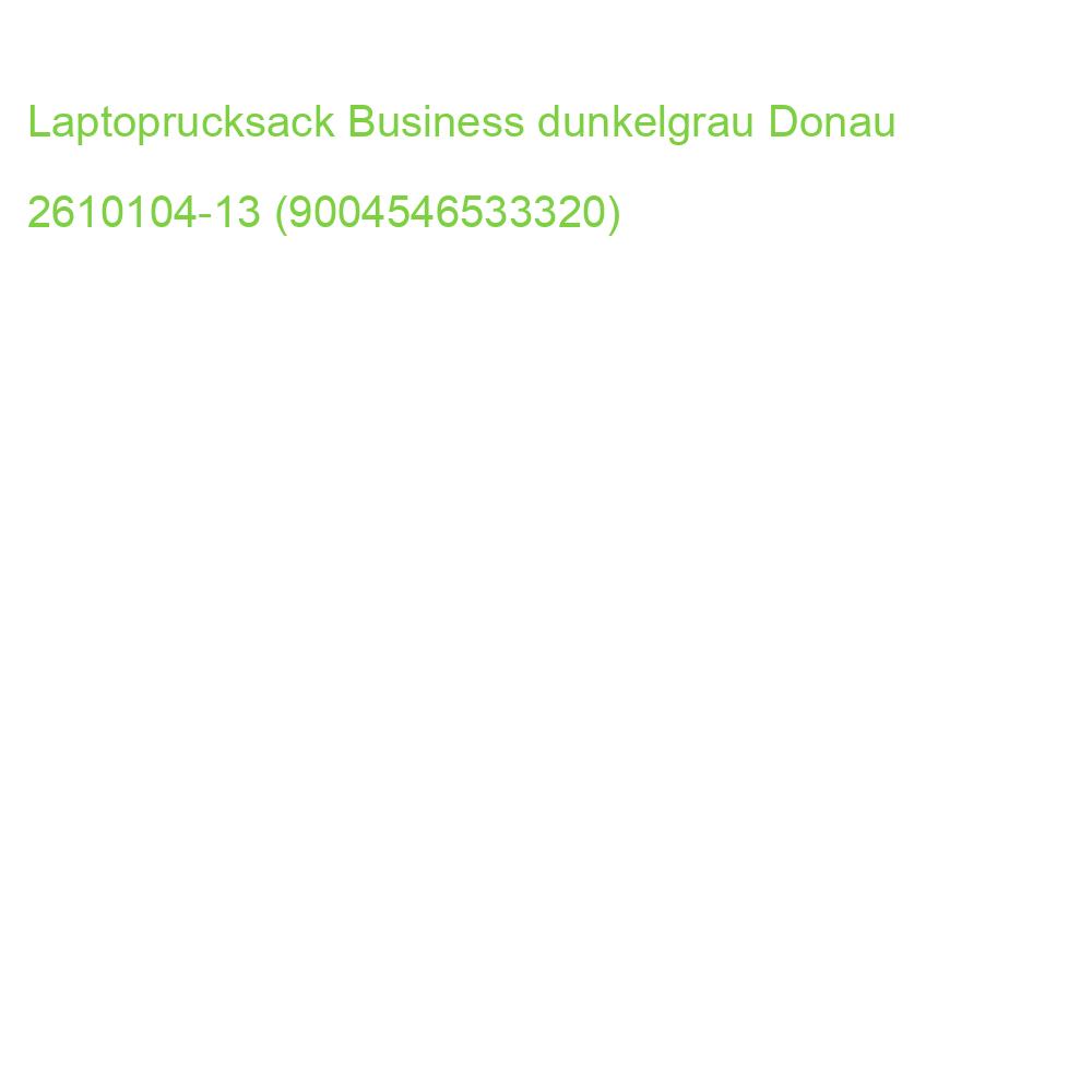 Laptoprucksack Business dunkelgrau Donau 2610104-13 (9004546533320)