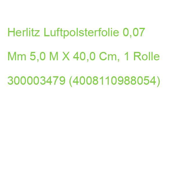 Herlitz Luftpolsterfolie 0,07 Mm 5,0 M X 40,0 Cm, 1 Rolle 300003479 (4008110988054)
