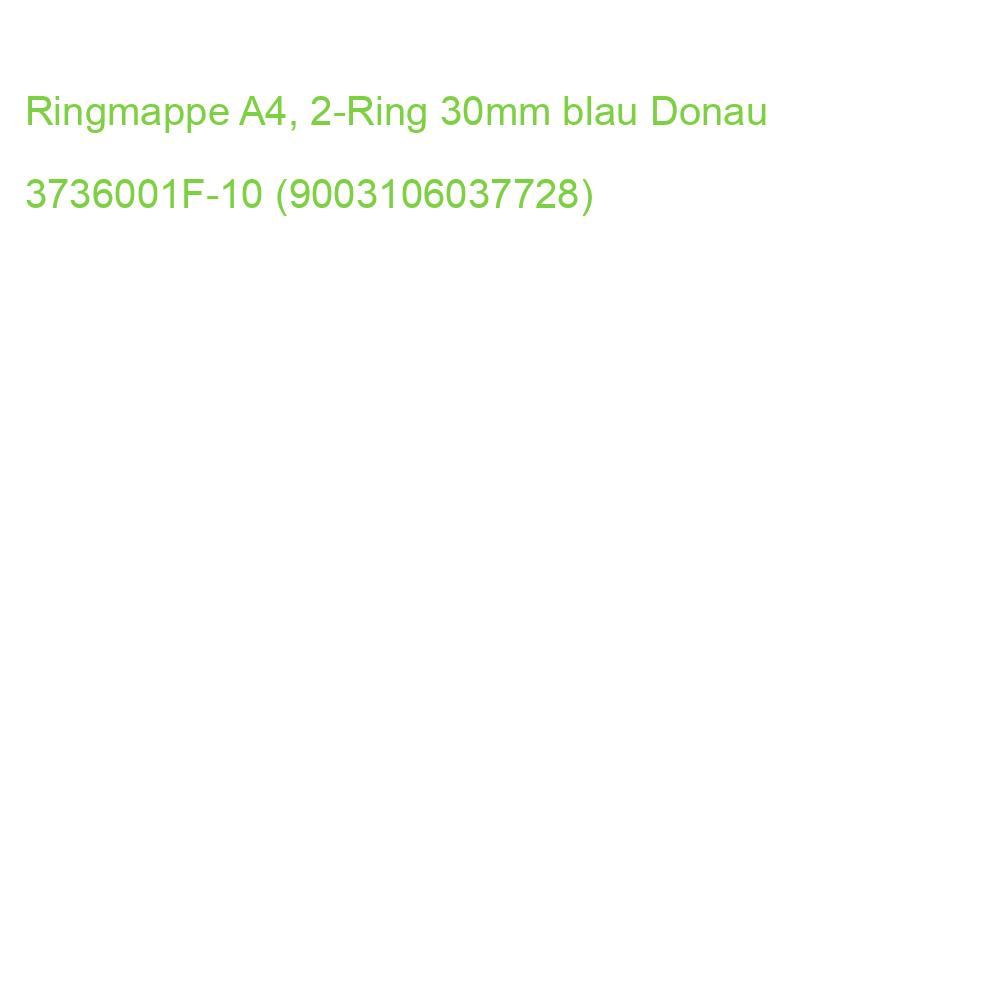 Ringmappe A4, 2-Ring 30mm blau Donau 3736001F-10 (9003106037728)