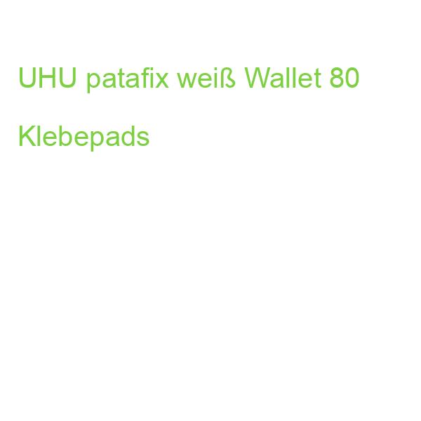 UHU patafix weiß Wallet 80 Klebepads