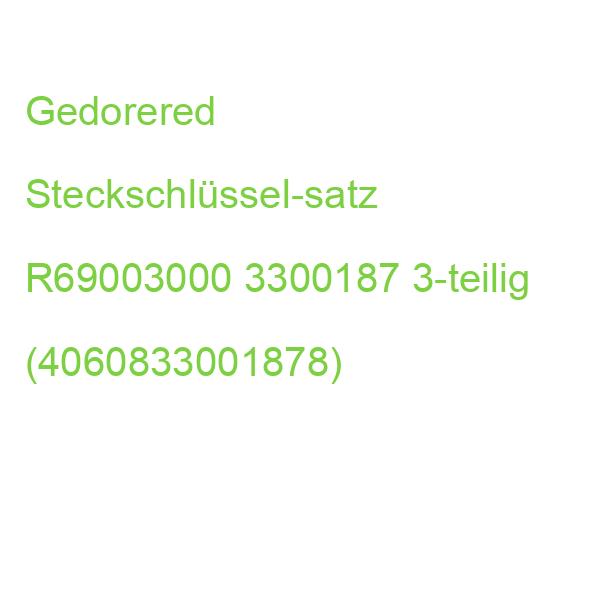 Gedorered Steckschlüssel-satz R69003000 3300187 3-teilig (4060833001878)